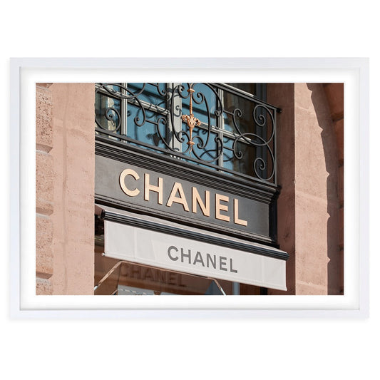 Wall Art's Chanel Store 2 Large 105cm x 81cm Framed A1 Art Print