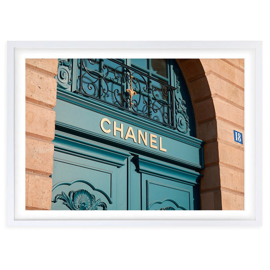 Wall Art's Chanel Store 3 Large 105cm x 81cm Framed A1 Art Print