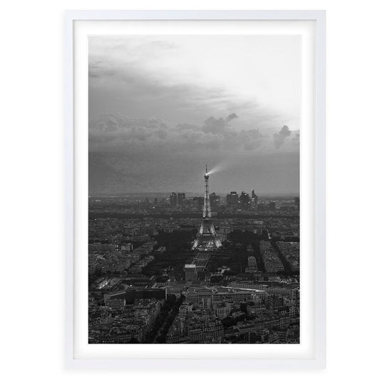 Wall Art's Paris Skies Large 105cm x 81cm Framed A1 Art Print