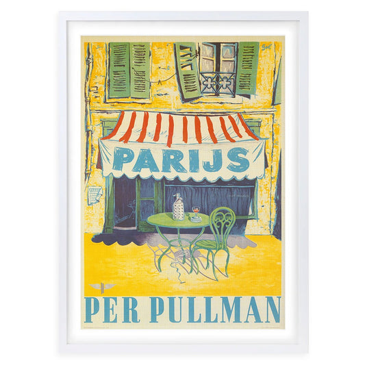 Wall Art's Parijs Per Pullman Large 105cm x 81cm Framed A1 Art Print