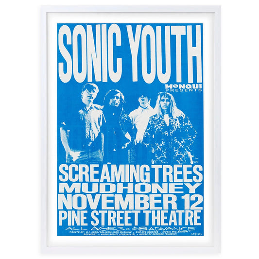 Wall Art's Sonic Youth - Mudhoneys - 1988 Large 105cm x 81cm Framed A1 Art Print