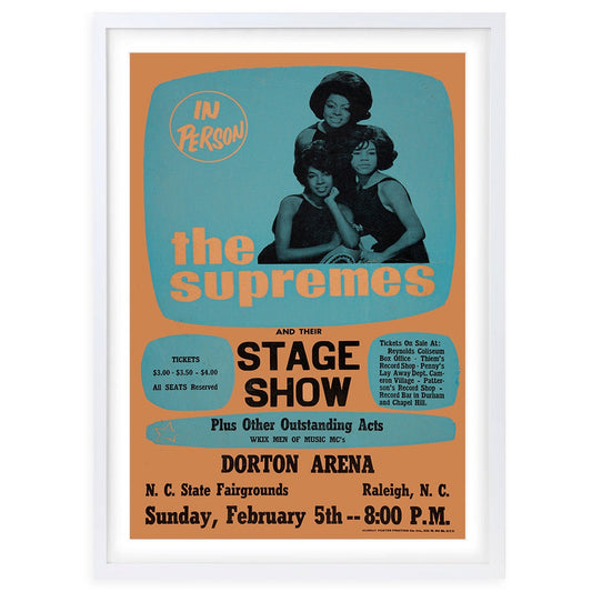 Wall Art's The Supremes 1967 Large 105cm x 81cm Framed A1 Art Print