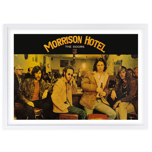 Wall Art's The Doors - Morrison Hotel Promo Poster - 1970 Large 105cm x 81cm Framed A1 Art Print