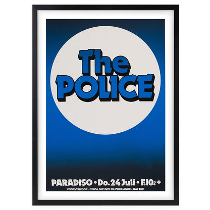 Wall Art's The Police - Paradiso Club - 1980 Large 105cm x 81cm Framed A1 Art Print