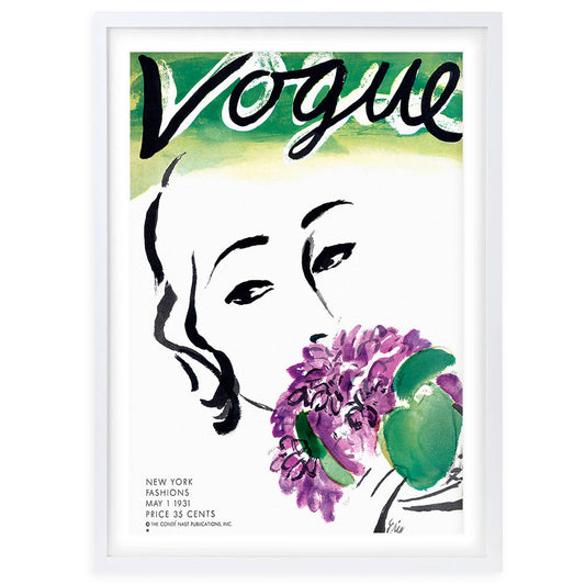 Wall Art's Vogue May 1931 Large 105cm x 81cm Framed A1 Art Print