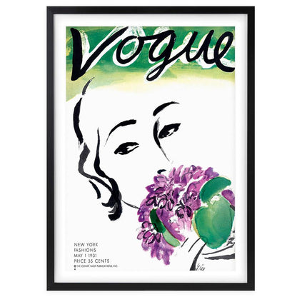 Wall Art's Vogue May 1931 Large 105cm x 81cm Framed A1 Art Print