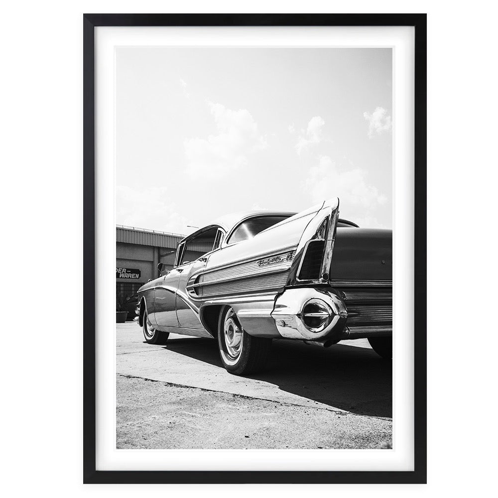 Wall Art's Vintage Car Large 105cm x 81cm Framed A1 Art Print