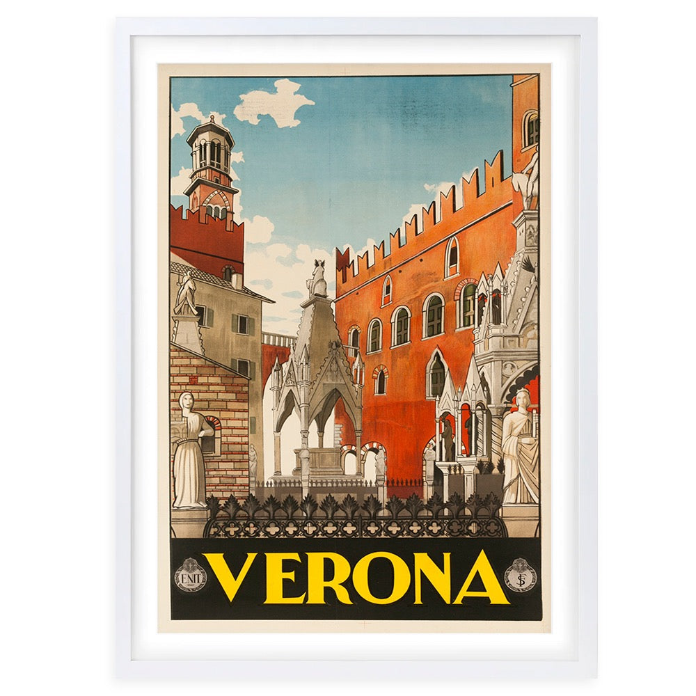 Wall Art's Verona Large 105cm x 81cm Framed A1 Art Print