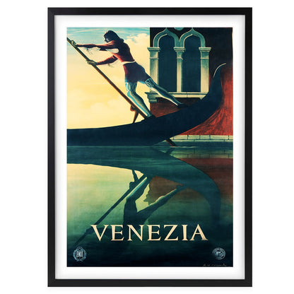Wall Art's Venezia Large 105cm x 81cm Framed A1 Art Print