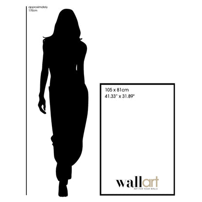 Wall Art's Welcome To Bondi Bw Large 105cm x 81cm Framed A1 Art Print