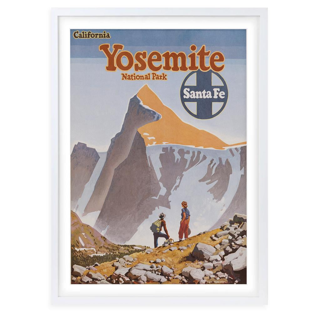 Wall Art's Yosemite Sante Fe Large 105cm x 81cm Framed A1 Art Print